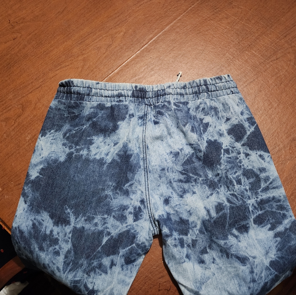 Blue Tie-Dye Jogger Pants - Picture 9 of 9